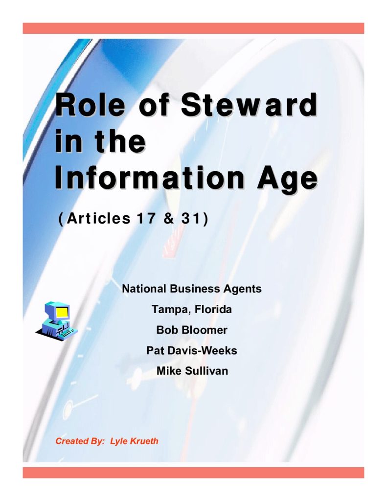 Steward Resources American Postal Workers Union 418 Shreveport